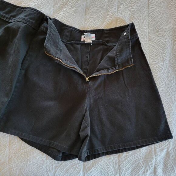 NY Jeans Black Cotton Skort Women’s Size 6 Y2K Shorts Wrap - Picture 8 of 8